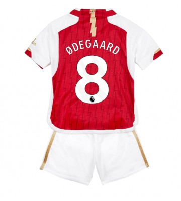 Arsenal Martin Odegaard #8 Koszulka Podstawowych Dziecięca 2023-24 Krótki Rękaw (+ Krótkie spodenki)